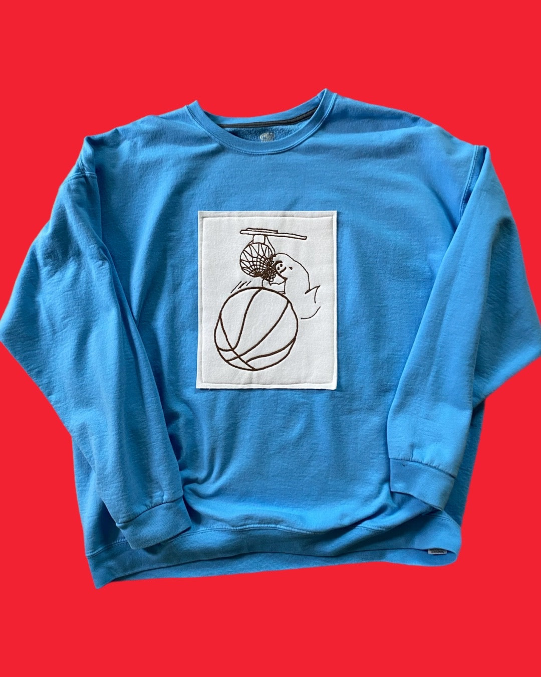 BIG B-BALL BOY PATCH CREW (PRE-WORN)