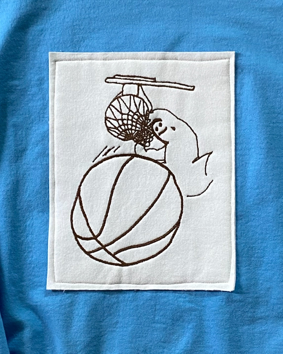 BIG B-BALL BOY PATCH CREW (PRE-WORN)
