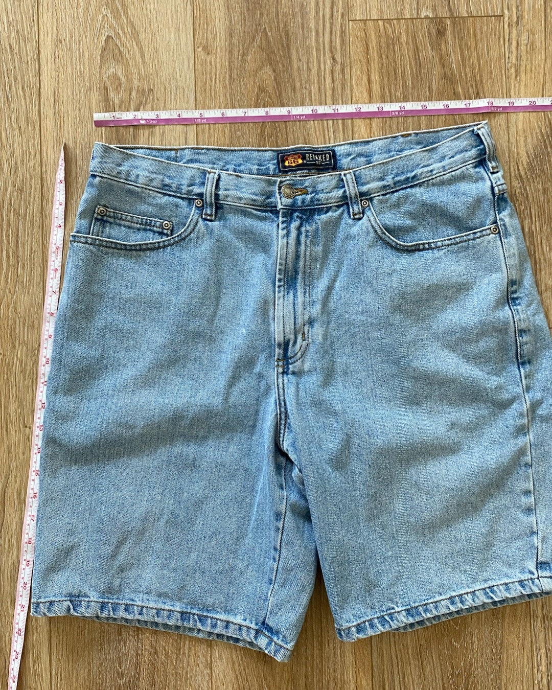 RECYCLED SCRAP THREAD SAD MONSTER SHORTS