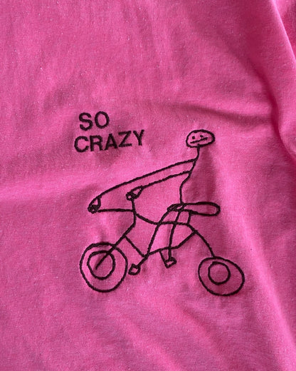 BIKE RIDE SO CRAZY TEE - M