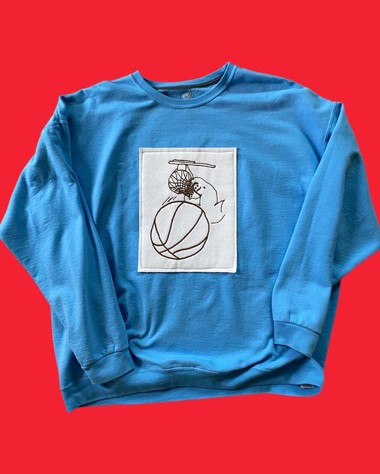 BIG B-BALL BOY PATCH CREW (PRE-WORN)